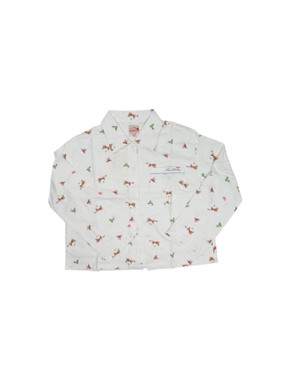 Sweet Chilling Lunar New Year Pony PJ Shirt in White